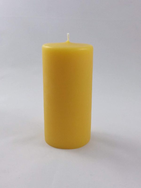 Bees Wax Pillar Candle by Paper Garden - Image 3