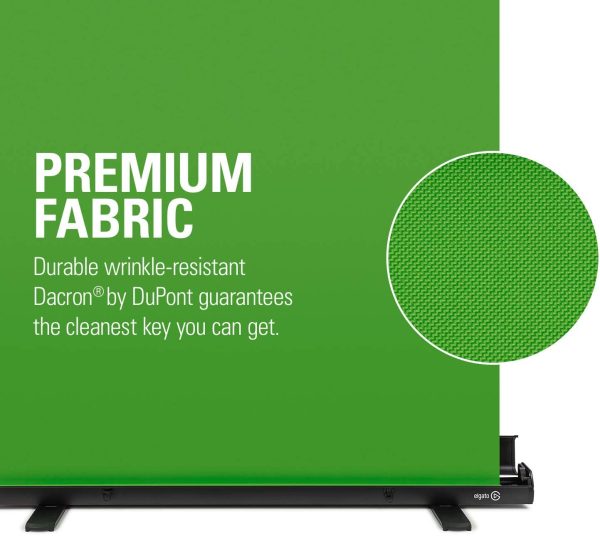 Green Screen - Collapsible chroma key panel for background removal with auto-locking frame, wrinkle-resistant chroma-green fabric, aluminum hard case, ultra-quick setup and breakdown - Image 2