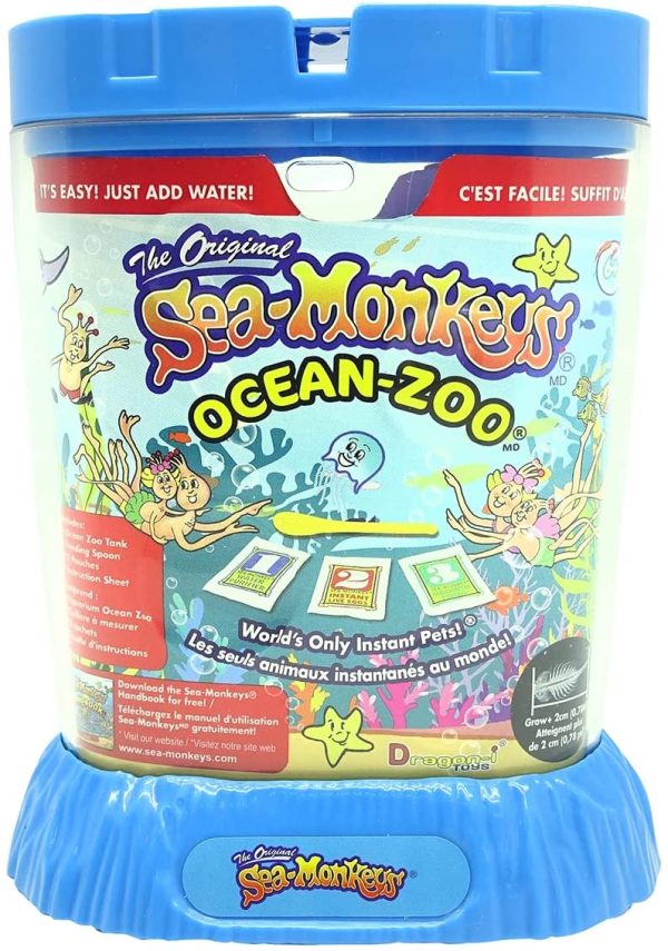 Sea-Monkeys Ocean Zoo - Tank with Starter Kit! Just Add Water! Create The Perfect Sea-Monkey Habitat! Color May Vary - Image 2