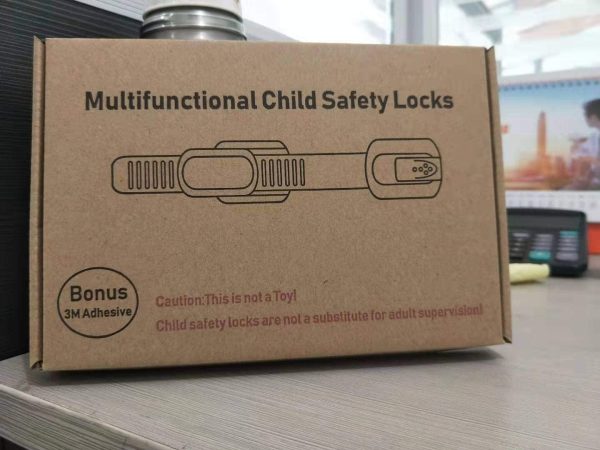 Child Safety kid safety Cabinet Lock Child Proofing Strap Locks for Baby Safety lock,Free Extra Adhesive Tape Included.No Drilling,Easy Installation.(Brown, 8 Pack) - Image 4