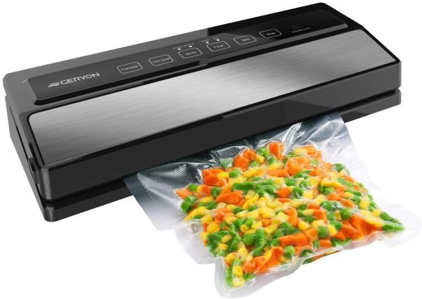 Vacuum Sealer Machine, Automatic Food Sealer Starter Kit|Led Indicator Lights|Easy to Clean|Dry & Moist Food Modes| Compact Design (Black) - Image 9