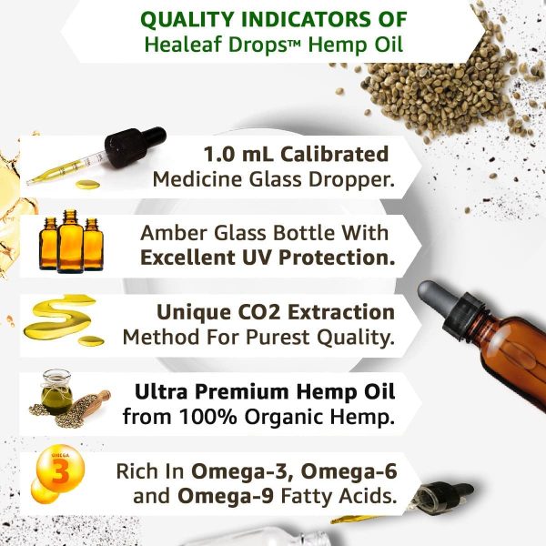 Hemp Oil Extract for Pain, Anxiety & Stress Relief - Extra Strength ?C 75000 ?C Organic Hemp Oil for Better Mood, Sleep Support ?C Pure Hemp Seed Oil ?C Rich in Omega 3-6-9 Oils, Vitamins & Fatty Acids - Best Herbal Skin Care Supplement - Image 6