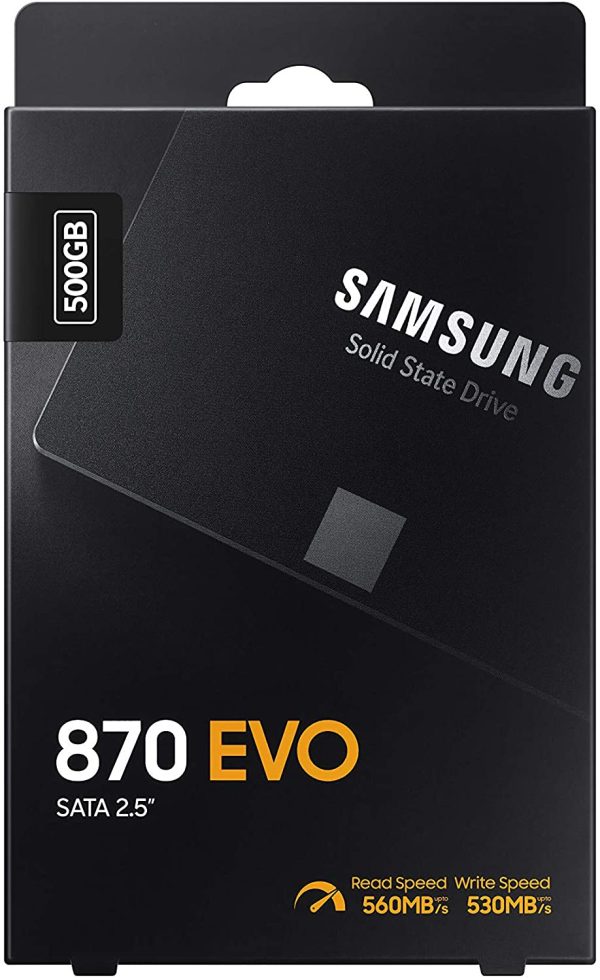 Samsung 870 EVO 500GB SATA 2.5" Internal SSD (MZ-77E500B/AM) [Canada Version] - Image 2