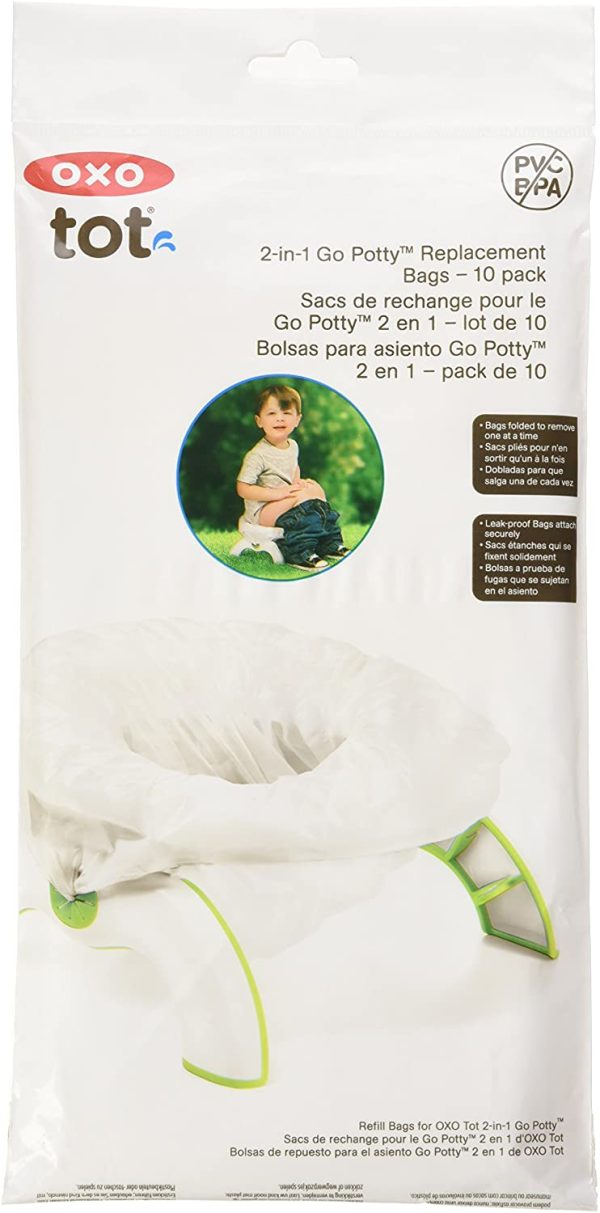 Oxo Tot 2-in-1 Go Potty Refill Bags, 10 Count - Image 2