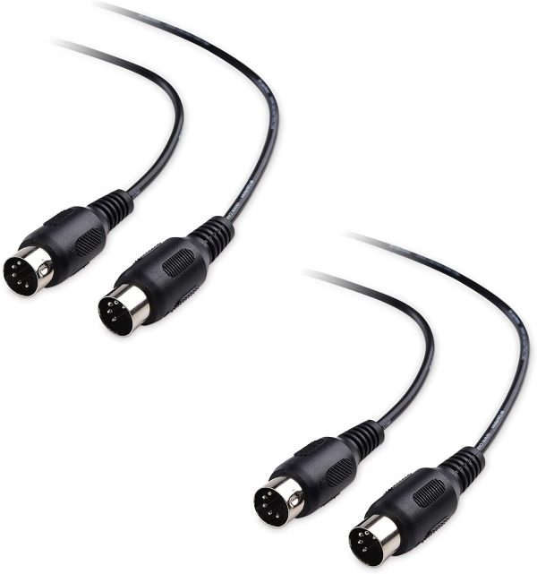 Cable Matters 2-Pack 5 Pin DIN MIDI Cable, 5 Pin MIDI Cable - 6 Feet - Image 4