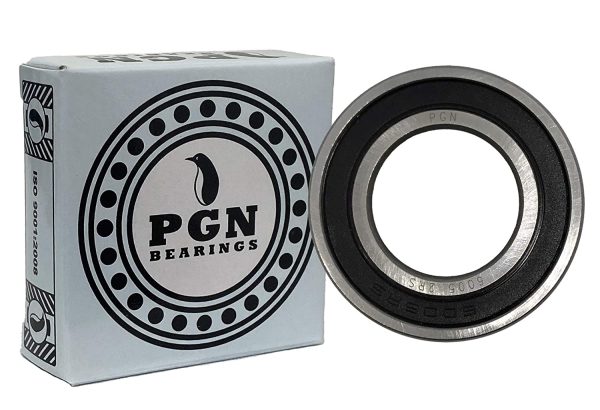 PGN 6005-2RS Sealed Ball Bearing - 25x47x12 - Lubricated - Chrome Steel (10 PCS) - Image 3