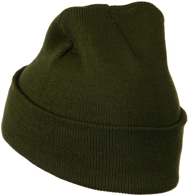 MG 12 Inch Long Knitted Beanie - Image 5