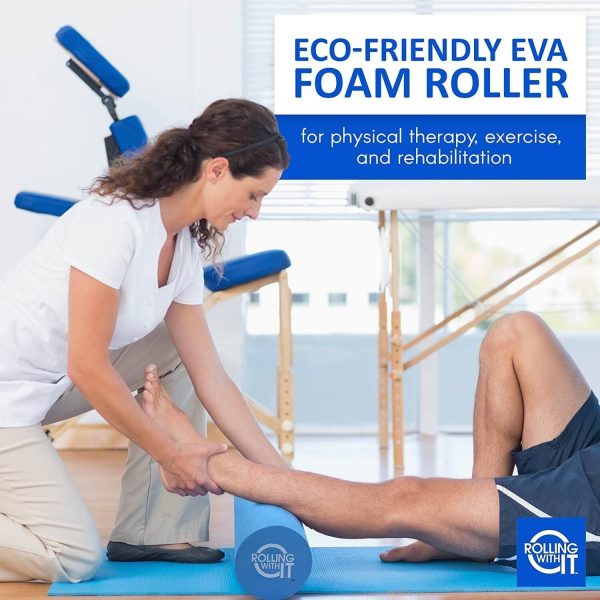 Therapeutic Grade Premium EVA Foam Roller - Tight Muscles Pain Relief, Best Firm High Density Foam Rollers for Exercise, Perfect Method to Melt Soreness, Eco-Friendly Back Roller - Select Size Below?? - Image 9