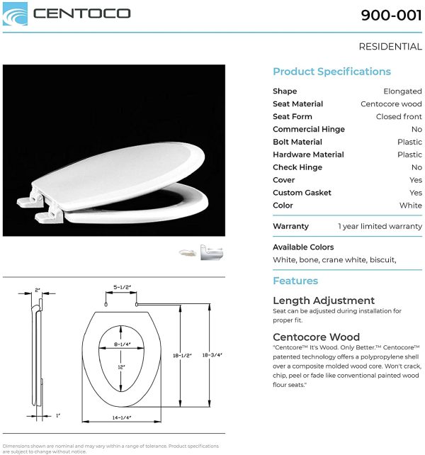 re Elongated Toilet Seat - Image 8