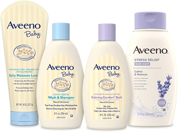 Aveeno Baby Daily Bath Time Solutions Gift Set To Prevent Dry Skin - Image 2