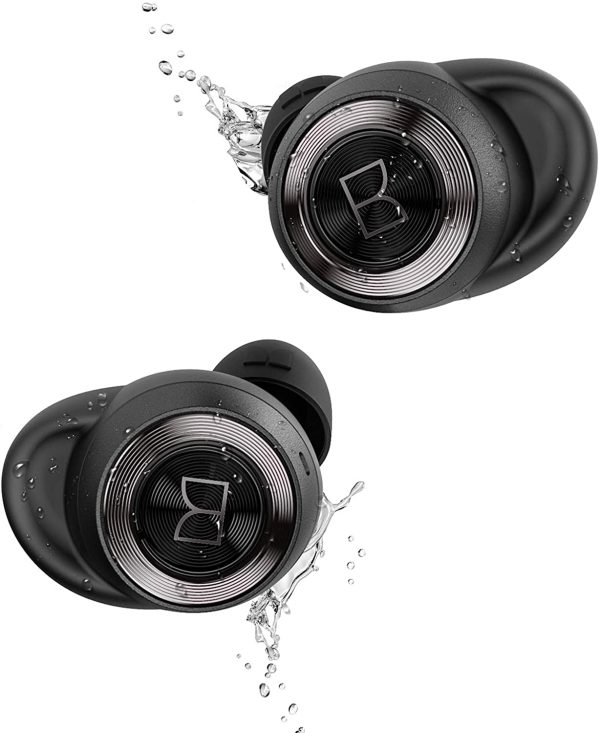 Wireless Earbuds,Super Fast Charge,Bluetooth 5.0 in-Ear Stereo Headphones with USB-C Charging Case,Built-in Mic for Clear Calls,Water Resistant Design for Sports,Black.