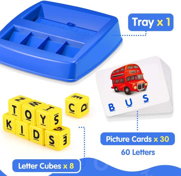 Boy Toys Age 3-8, Wiki Matching Letter Game Educational Toys for 3-8 Year Old Boys Girls Memory Games Spelling Games for Kids Age 3-8 Birthday Gifts for 3-8 - Image 6