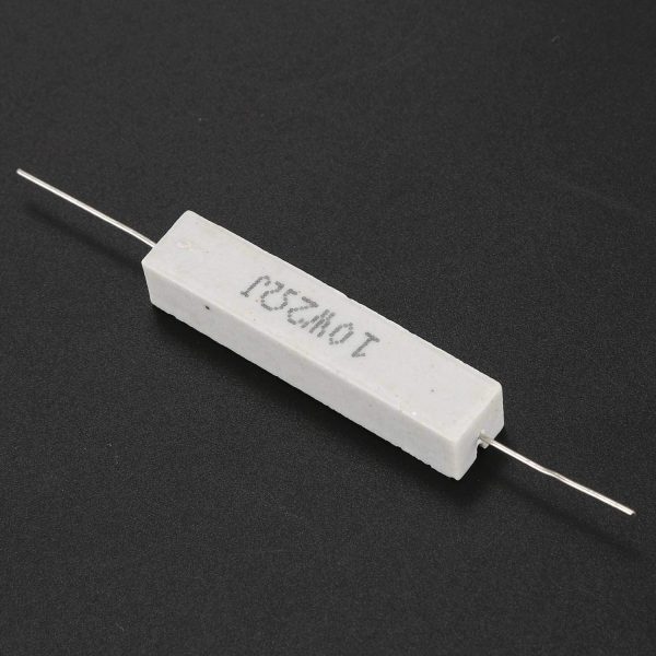 10 Pcs Wire Wound Ceramic Cement Resistor 2 Ohm 10W Watt - Image 3