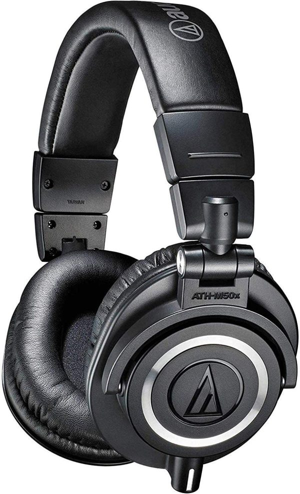 Audio-Technica ATH-M50x Professional Headphones, Black - Image 2