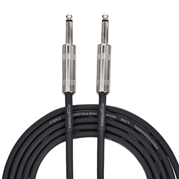 Amazon Basics 1/4 Inch Straight Instrument Cable - 10 Foot (Black) - Image 2