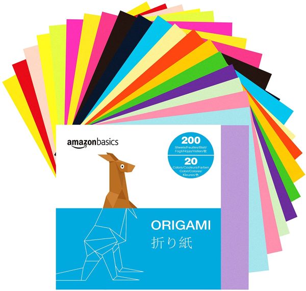 Amazon Basics Origami Paper, Double Sided Color, Assorted Colors - Image 6