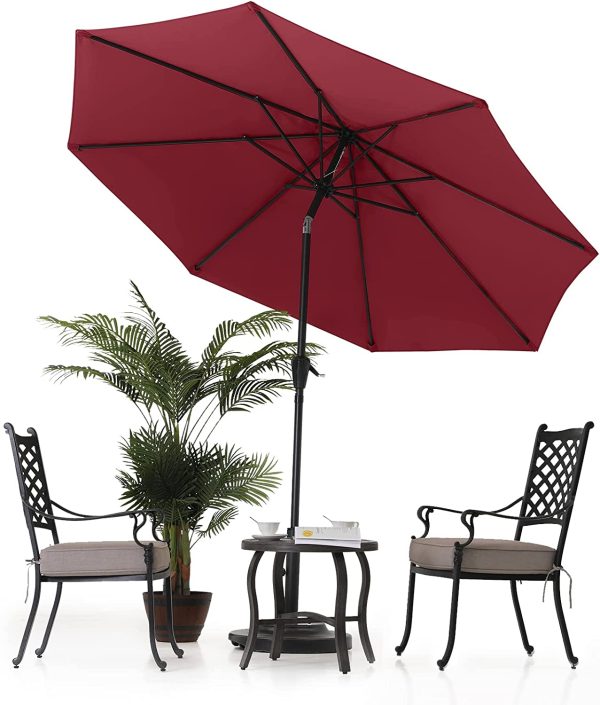 MASTERCANOPY Maket Patio Umbrella Outdoor Garden Table Umbrella with 8 Ribs - Image 3