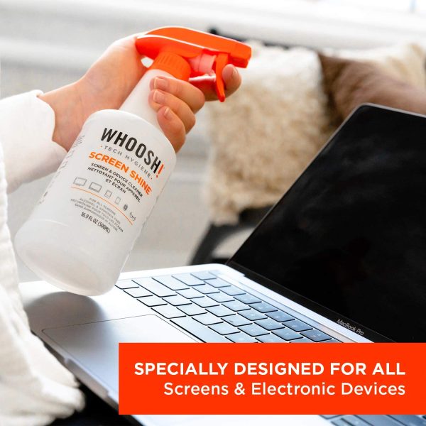 Screen Cleaner 500ml W/Premium Microfiber Cloth - Best for Smartphones, iPads, Eyeglasses, Kindle, Touchscreen & TVs