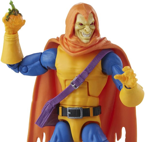 Marvel Legends Series Spider-Man 6-inch Hobgoblin Action Figure Toy, Toy Biz Inspired Design, Includes 3 Accessories: Glider, Pumpkin Bomb, Satchel - Image 6