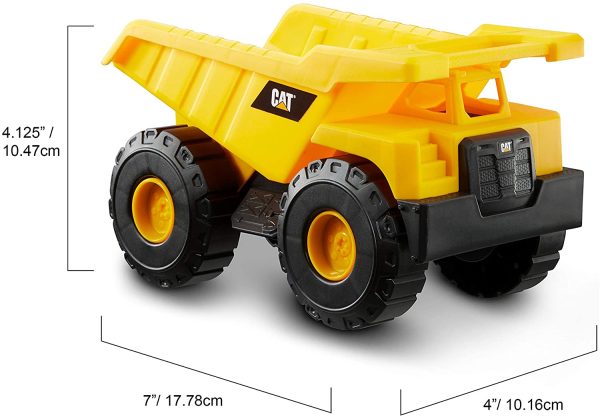 Cat Construction 7" Dump Truck, Loader & Excavator Toys Combo Pack