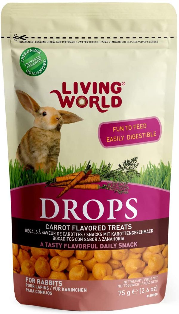 Living World Drops Rabbit Treat, 2.6-Ounce, Carrot - Image 5