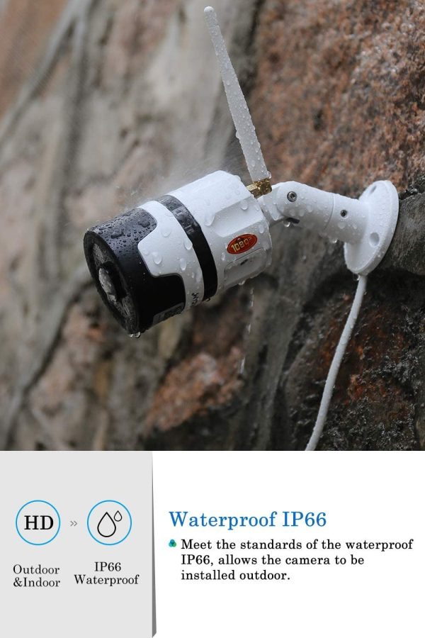 ??2022 New Version??Outdoor Wireless Security Camera, Waterproof WiFi IP Camera With FHD 1080P, 180?? Wide Angle Wireless Wifi Camera Home Surveillance Bullet Camera With Motion Detection, Night Vision, IP66