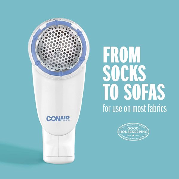 Conair CLS1WC Battery Operated Fabric Defuzzer, white - Image 2