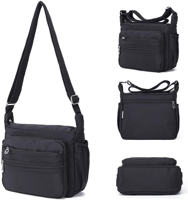 Crossbody Bag for Women Waterproof Shoulder Bag Messenger Bag Casual Nylon Purse Handbag - Image 5