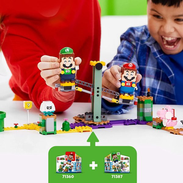 LEGO Super Mario Adventures with Luigi Starter Course 71387 Building Kit; Collectible Toy Playset for Creative Kids; New 2021 (280 Pieces) - Image 2