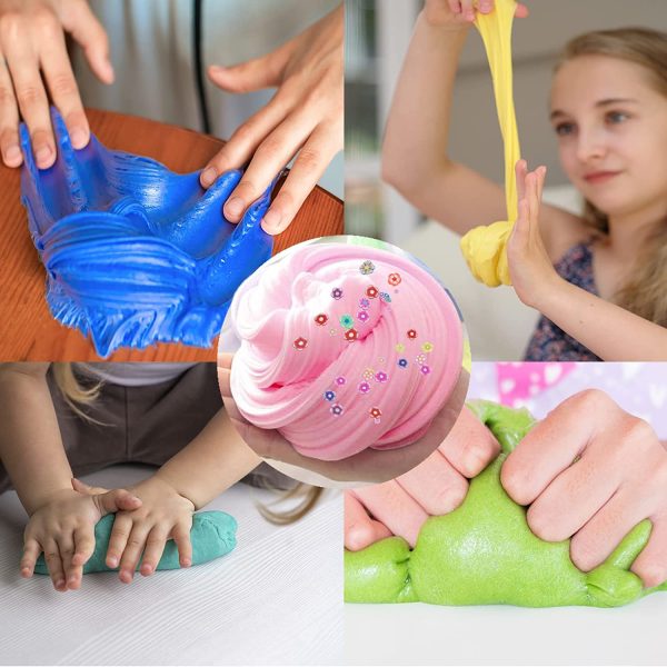 MINGYOUSHI 4 Pack Butter Slime Kit, with Clown Slime, Magician Slime, Cartoon Slime Stretchy and Non-Sticky, Easter Stocking Stuffers, Birthday Gifts for Girl and Boys - Image 4