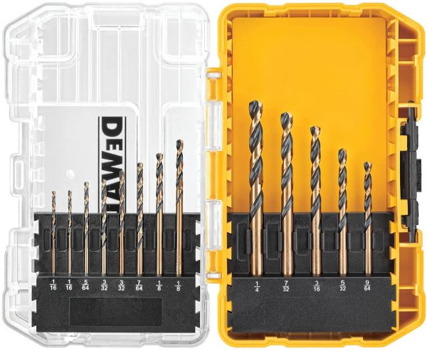 DEWALT DW1163 Black Oxide Split Point Twist Drill Bit Assortment, 13-Piece - Image 3