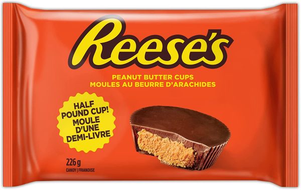 REESE'S Half Pound Cocolate Peanut Butter Cup, Easter Candy, Easter Gift, 226g - Image 5