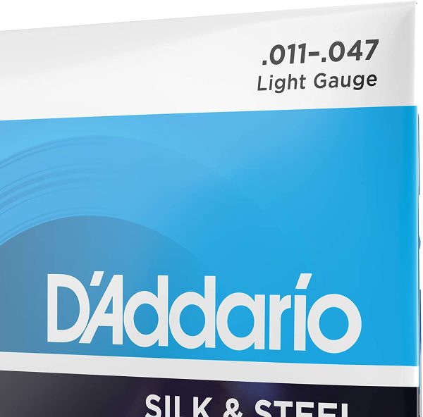 D'Addario EJ40 Silk & Steel Acoustic Guitars Strings - 11-47 - Image 3