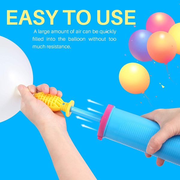 Siumir Balloon Pump Hand Manual Inflator Portable Balloon Air Blower for Birthday Party, Wedding, Anniversary Decoration - Image 5