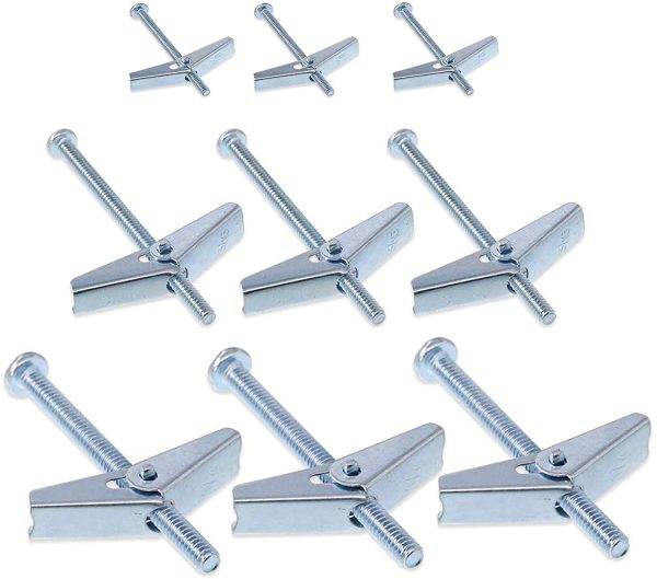 Toggle Anchors -Toggle Bolt and Wing Nut Kit for Hanging Heavy Items on Drywall (Toggle Anchors 15pcs) - Image 6