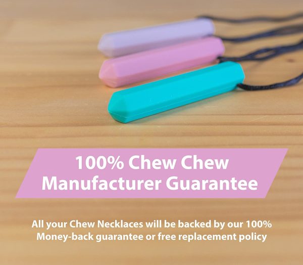 Tilcare Chew Chew Sensory Necklace ??Best for Kids or Adults That Like Biting or Have Autism ??Perfectly Textured Silicone Chewy Toys - Chewing Pendant for Boys & Girls - Chew Necklaces - Image 7