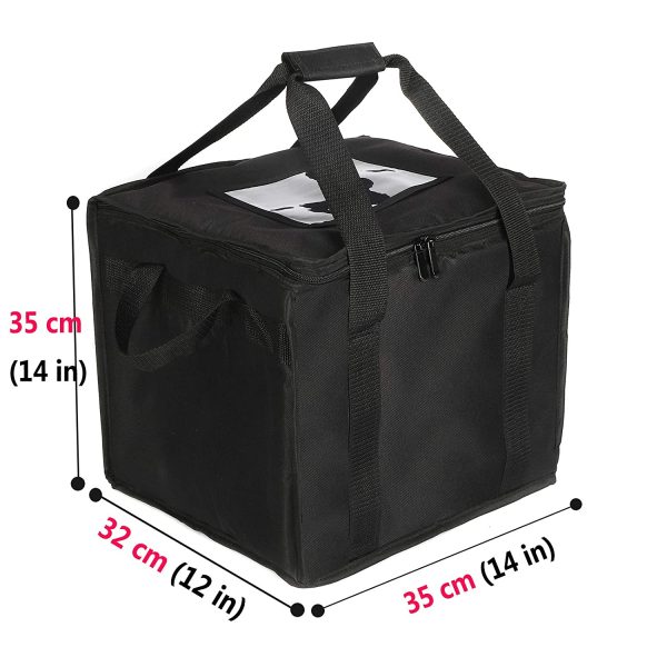 39 L Insulated Food Delivery Bag for Food Transport-Foldable Heavy Duty Food Warmer Grocery Bag for Camping Catering Restaurants (Medium) - Image 4