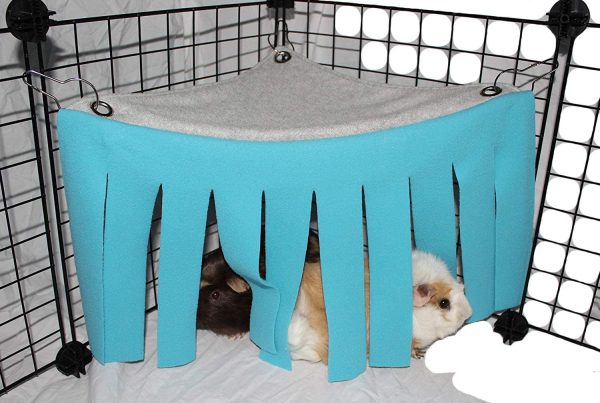 ASOCEA Small Animal Hamster Tent Hammock Pet Hideout Cage Accessories Nest Bed for Bunny Guinea Pig Chinchilla Hedgehog Rat Squirrel Ferret Dwarf - Image 2