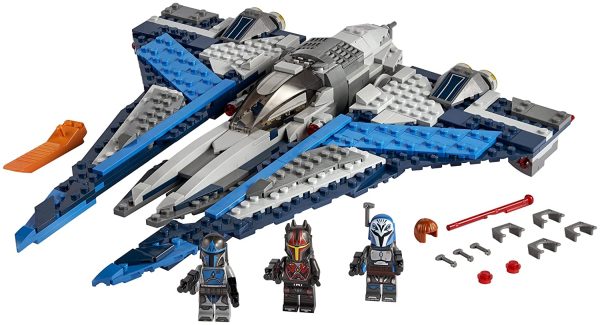 LEGO Star Wars Mandalorian Starfighter 75316 Awesome Toy Building Kit for Kids Featuring 3 LEGO Minifigures; New 2021 (544 Pieces) - Image 5