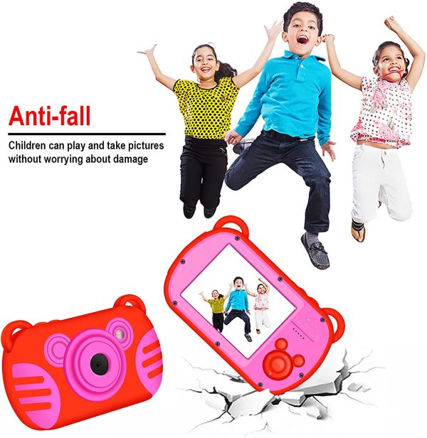 Underwater Camera for Kids,HD 1080P Waterproof Kids Camera,Video Recorder Action Preschool Camera,8X Digital Zoom Camera with Flash and Microphone Sticker - Image 5