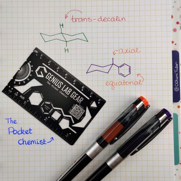 The Pocket Chemist Organic Chemistry Stencil, Ruler and Unit Conversion Reference - Homework Edition - Image 3