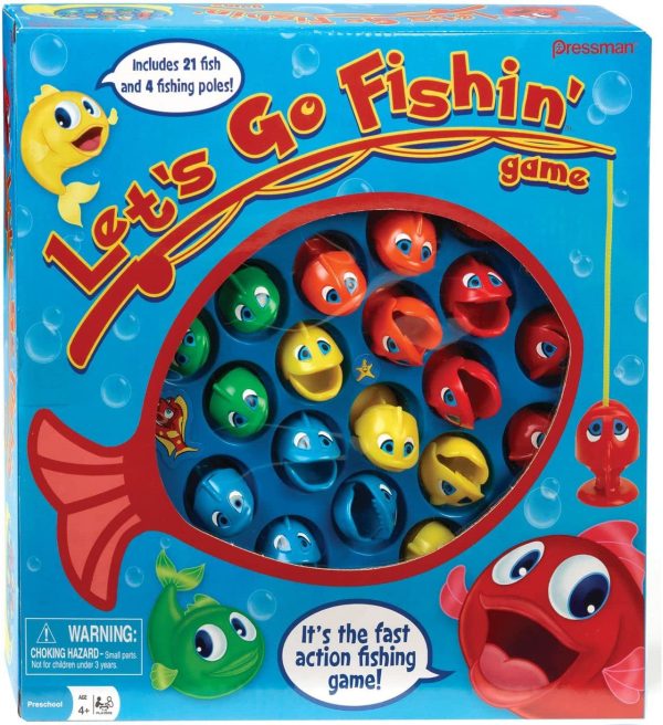 Let's Go Fishin' Game by Pressman - The Original Fast-Action Fishing Game! - Image 4