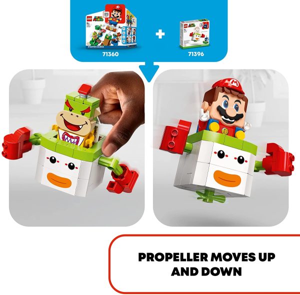 LEGO Super Mario Bowser Jr.??s Clown Car Expansion Set 71396 Building Kit; Collectible Toy for Kids Aged 6 and up (84 Pieces) - Image 4