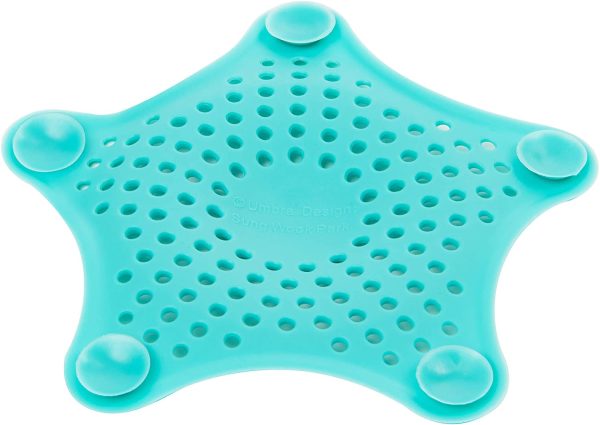 Umbra Starfish Drain Cover/Hair Catcher, Surf Blue - Image 4