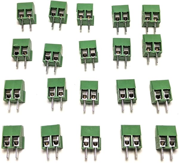 Screw Terminal Block Connector 3.5mm Pitch (2 pin, 20 Pieces) - Image 3