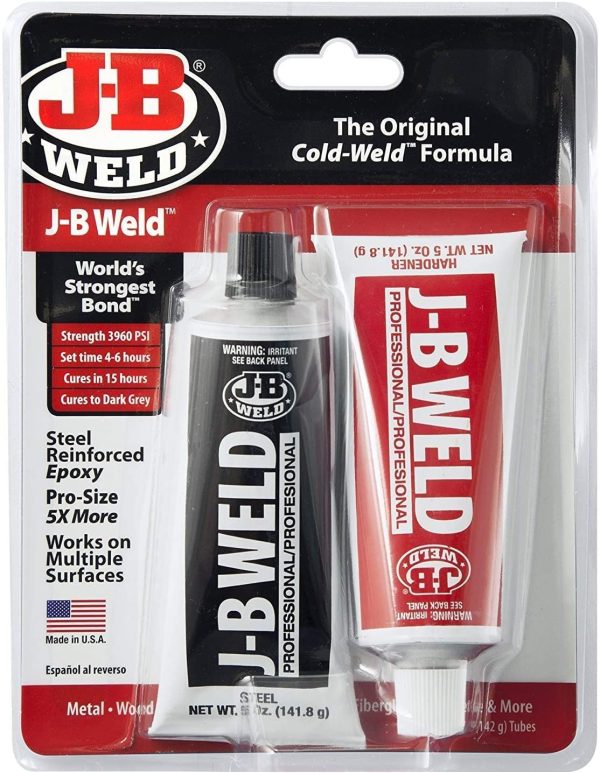 8281 Professional Size Steel Reinforced Epoxy Twin Pack-10 oz, 10. Fluid_Ounces(2 Pack)