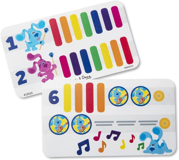 Melissa and Doug Blue's Clues and You - Wooden Music Maker Board (5 Instruments) - Image 5