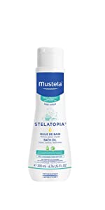 Stelatopia Bath Oil is a gentle, soothing cleanser for your baby's eczema-prone skin. Fragrance free