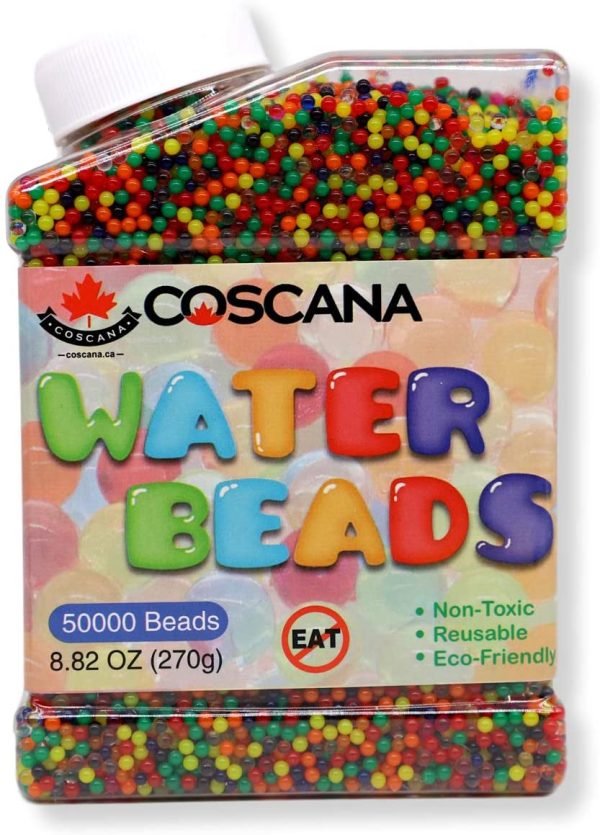 COSCANA, Water Beads for Kids Non Toxic, 50000 pcs, Water Gel Bead Pearls Rainbow Mix Gel Beads for Vase Filler, Home Decoration, Wedding Centerpiece, Toys, and Plants - Image 5