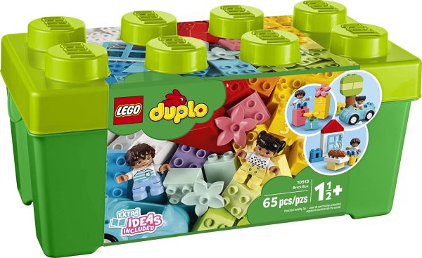 LEGO DUPLO Classic Brick Box 10913 First LEGO Set with Storage Box, Great Educational Toy for Toddlers 18 Months and up, New 2020 (65 Pieces) - Image 2